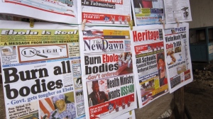 Literate citizens are getting a good bill of information from publications about Ebola in nearly all newspapers published in the country 