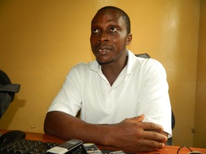 President of the Liberian Network of People Living with HIV (LIBNEP+) Joejoe Baysah